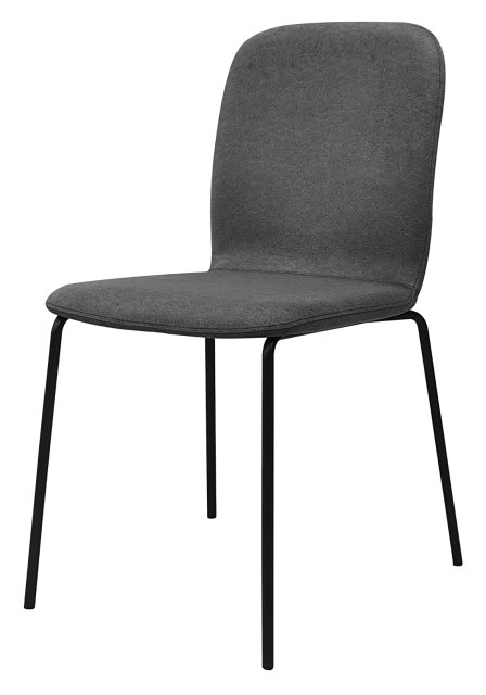 Gallery Collection Felix - Grey Stackable Chair with Black Legs (4 in a Carton)