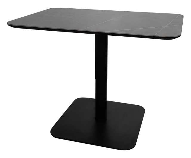 Gallery Collection Jenson - Matt Grey Sintered Stone Gas Lift Adjustable Coffee to Sofa Height Table