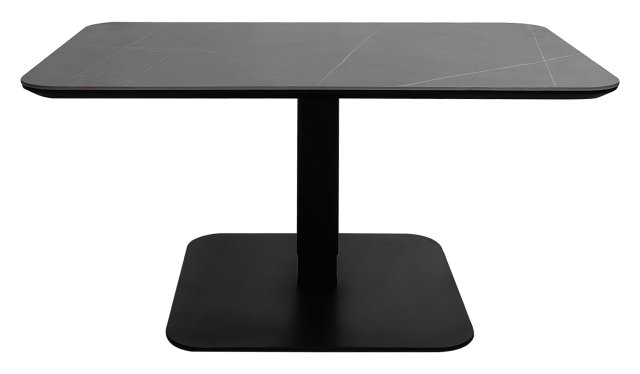 Gallery Collection Jenson - Matt Grey Sintered Stone Gas Lift Adjustable Coffee to Sofa Height Table