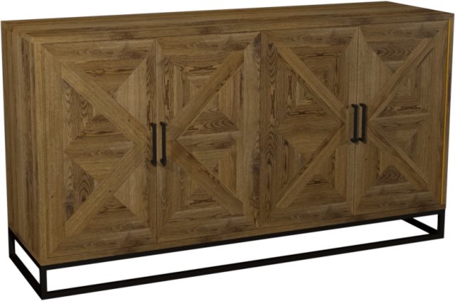 Signature Collection Indus Rustic Oak Wide Sideboard