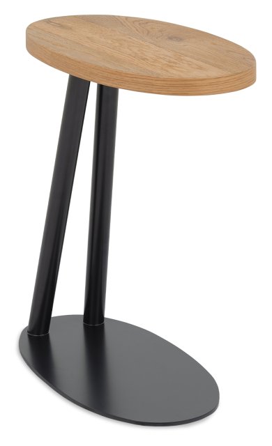 Signature Collection Vega Rustic Oak & Peppercorn Sofa Table