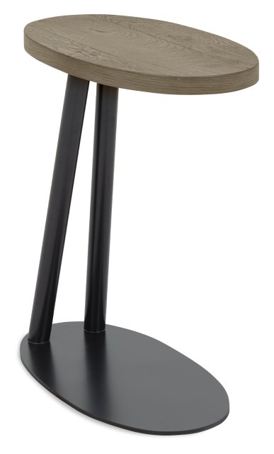 Signature Collection Vega Grey Oiled Oak & Peppercorn Sofa Table