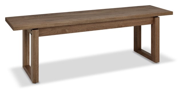 Premier Collection Delta Dark Oak Dining Bench