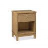 Gallery Collection Atlanta Oak 1 Drawer Nightstand