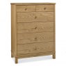 Gallery Collection Atlanta Oak 4+2 Drawer Chest