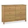 Gallery Collection Atlanta Oak 6 Drawer Wide Chest