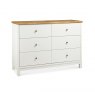 Gallery Collection Atlanta Two Tone 6 Drawer Wide Chest