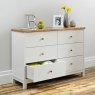 Gallery Collection Atlanta Two Tone 6 Drawer Wide Chest