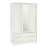 Gallery Collection Atlanta White Triple Wardrobe