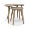 Gallery Collection Dansk Scandi Oak Nest Of Lamp Tables