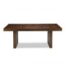 Premier Collection Akita Walnut 6 Seater Panel Table