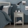 Premier Collection Ashby Soft Grey 1 Drawer Nightstand