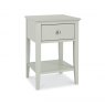 Premier Collection Ashby Soft Grey 1 Drawer Nightstand