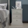 Premier Collection Ashby Soft Grey 3 Drawer Nightstand