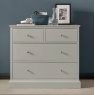 Premier Collection Ashby Soft Grey 2+2 Drawer Chest