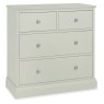 Premier Collection Ashby Soft Grey 2+2 Drawer Chest