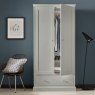 Premier Collection Ashby Soft Grey Double Wardrobe