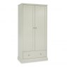 Premier Collection Ashby Soft Grey Double Wardrobe