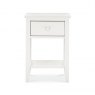 Premier Collection Ashby White 1 Drawer Nightstand