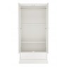 Premier Collection Ashby White Double Wardrobe