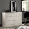 Premier Collection Ashby White 3+4 Drawer Chest