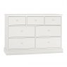 Premier Collection Ashby White 3+4 Drawer Chest