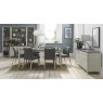 Premier Collection Bergen Grey Washed Oak & Soft Grey 4-6 Extension Table
