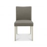 Premier Collection Bergen Grey Washed Uph Chair - Titanium Fabric (Pair)