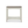 Premier Collection Bergen Grey Washed Oak & Soft Grey Side Table