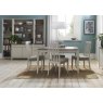 Premier Collection Bergen Grey Washed Oak & Soft Grey Lamp Table With Drawer
