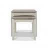 Premier Collection Bergen Grey Washed Oak & Soft Grey Nest Of Lamp Tables