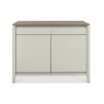 Premier Collection Bergen Grey Washed Oak & Soft Grey Narrow Sideboard