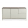 Premier Collection Bergen Grey Washed Oak & Soft Grey Wide Sideboard