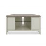 Premier Collection Bergen Grey Washed Oak & Soft Grey Corner Entertainment Unit