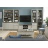 Premier Collection Bergen Grey Washed Oak & Soft Grey Corner Entertainment Unit