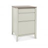 Premier Collection Bergen Grey Washed Oak & Soft Grey Filing Cabinet