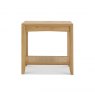 Bentley Designs Bergen Oak Side Table- front on