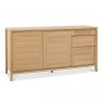 Bentley Designs Bergen Oak Wide Sideboard- front angle