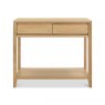 Bentley Designs Bergen Oak Console Table with Drawer- front on