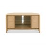 Bentley Designs Bergen Oak Corner Entertainment Unit- front on