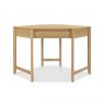 Bentley Designs Bergen Oak Corner Desk- front on