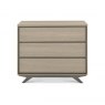 Premier Collection Brunel Scandi Oak & Dark Grey 3 Drawer Chest