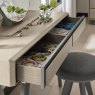 Premier Collection Brunel Scandi Oak & Dark Grey Dressing Table