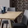Premier Collection Cadell Aged Oak 4 Seater Dining Table