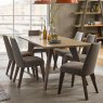 Premier Collection Cadell Aged Oak 6 Seater Dining Table