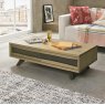 Premier Collection Cadell Aged Oak Coffee Table With Drawers