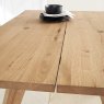 Premier Collection Cadell Rustic Oak 4 Seater Dining Table