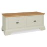 Premier Collection Hampstead Soft Grey & Pale Oak Blanket Box