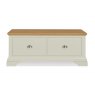 Premier Collection Hampstead Soft Grey & Pale Oak Blanket Box