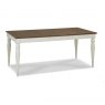 Premier Collection Hampstead Soft Grey & Walnut 4-6 Extension Table - Rectangular